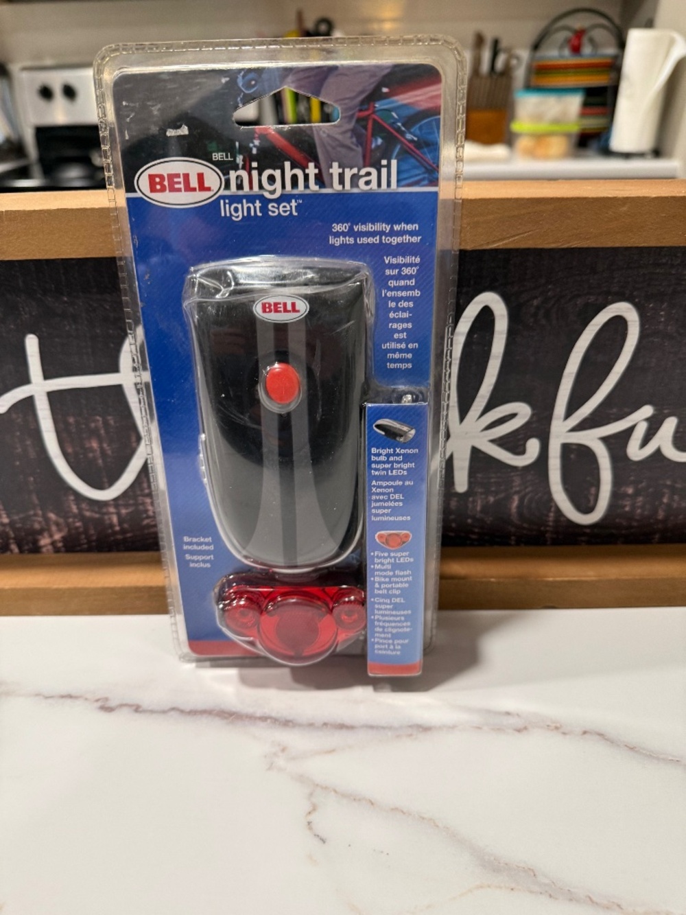 Bail Night is not Trail, Don Patrol bicycle light set